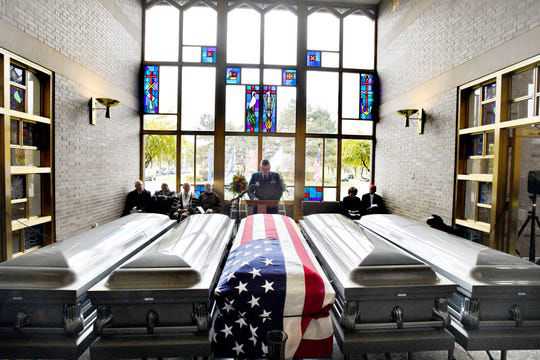 Veterans burials from cantrell funeral home image